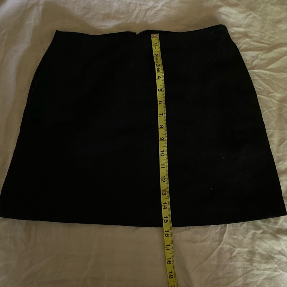 Uniqlo wool blend a-line winter mini skirt